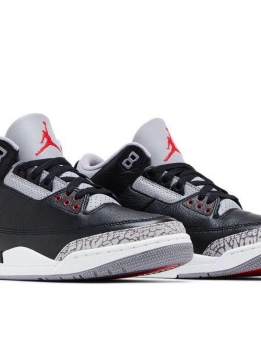 Jordan Men’s Black/Gray/Red Low-Top Sneakers